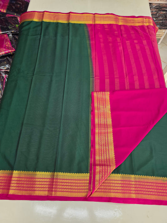 Semi Mysore Crepe (Sequence Border)