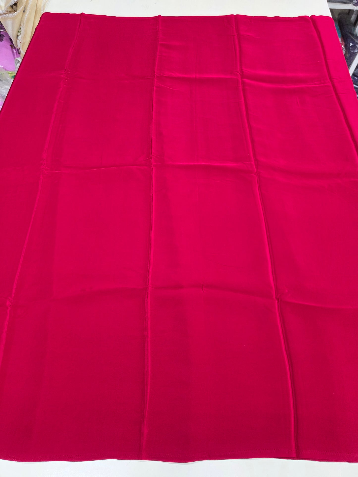 Natural Crepe (Self, Saree Cut Fabric)