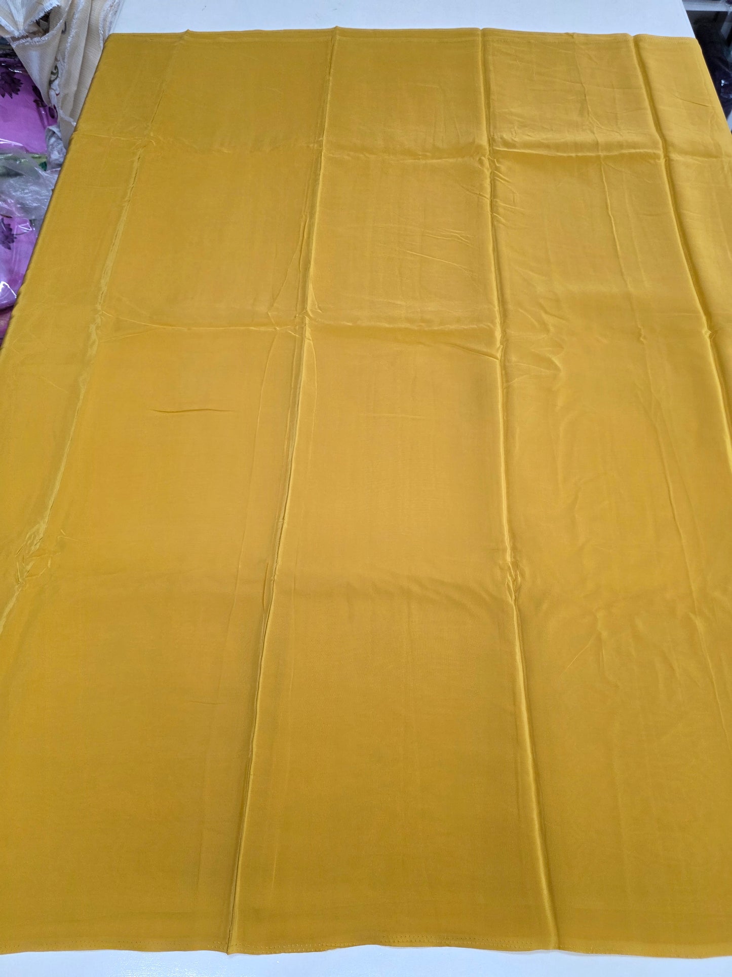 Natural Crepe (Self, Saree Cut Fabric)