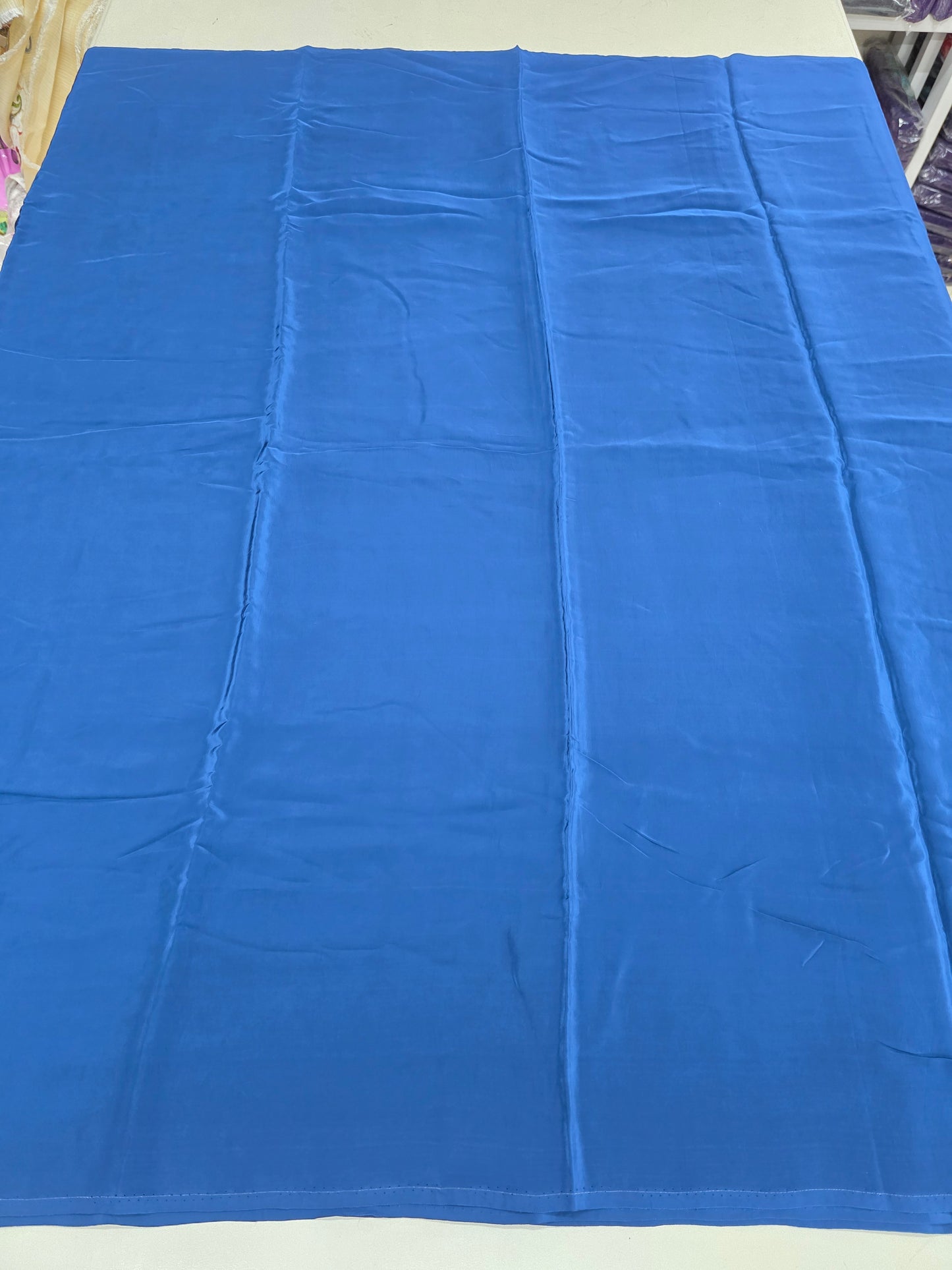 Natural Crepe (Self, Saree Cut Fabric)