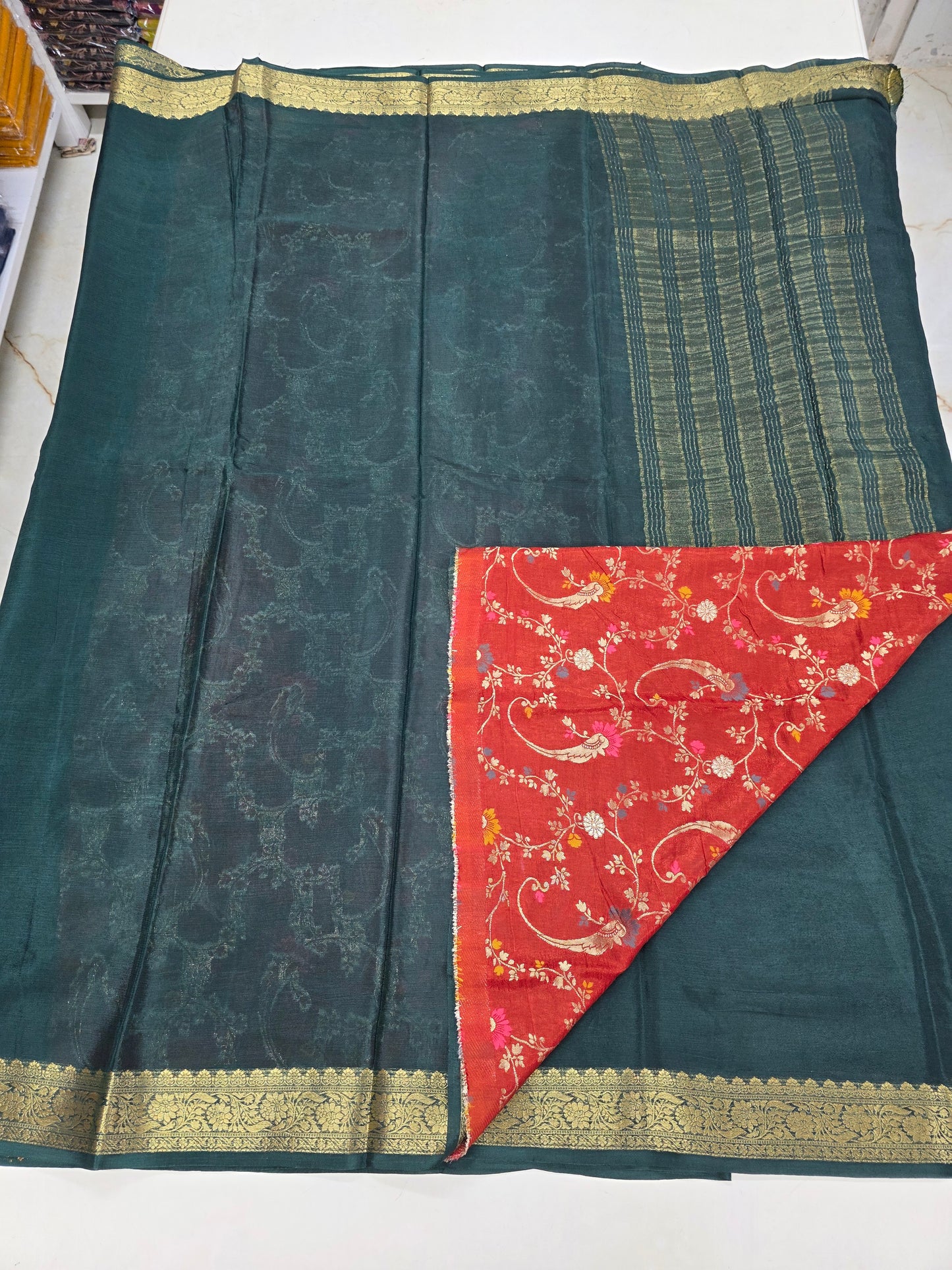 Crushed Viscose Chinnon (Contrast, Jal Viscose Blouse)