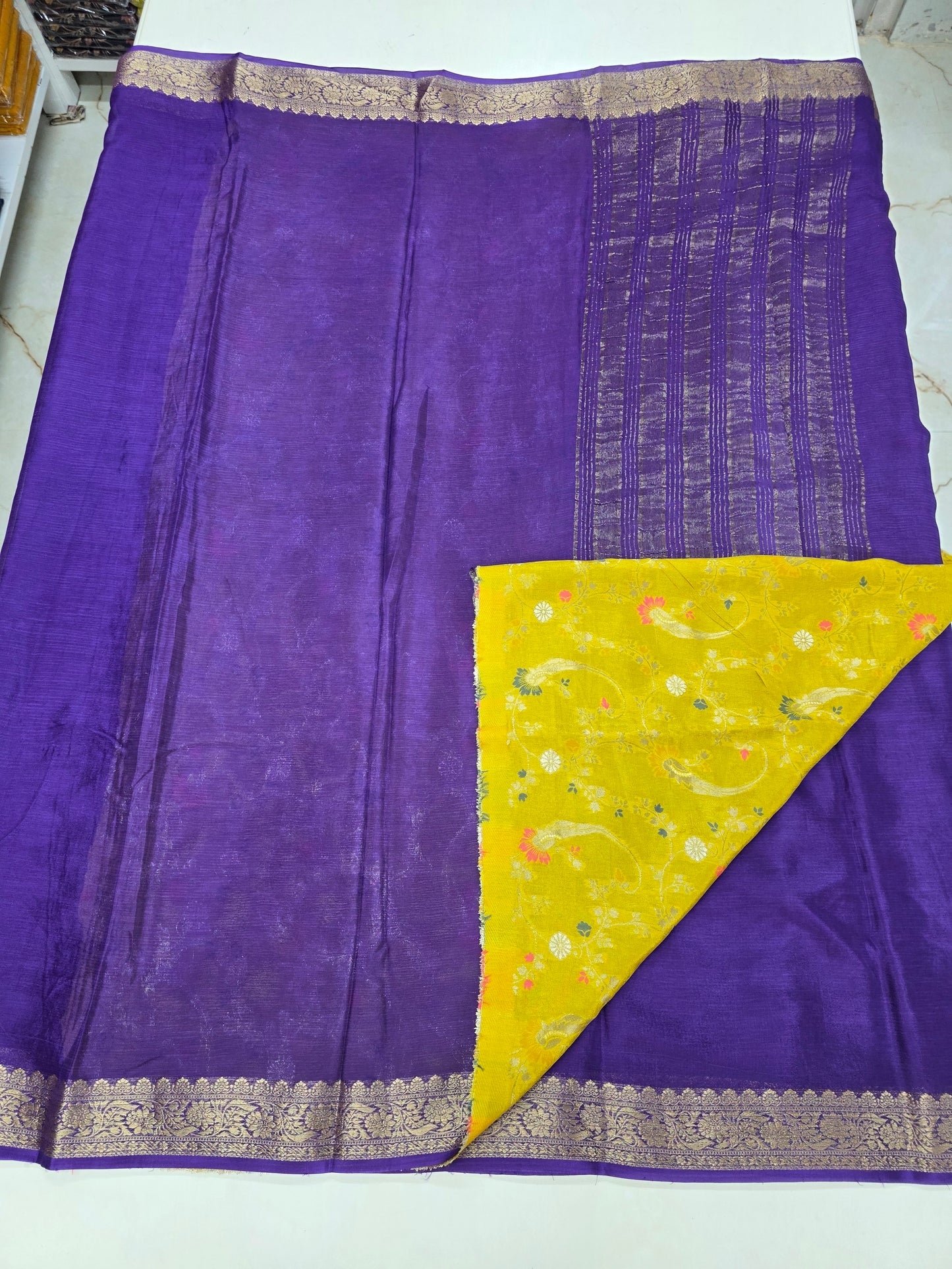 Crushed Viscose Chinnon (Contrast, Jal Viscose Blouse)