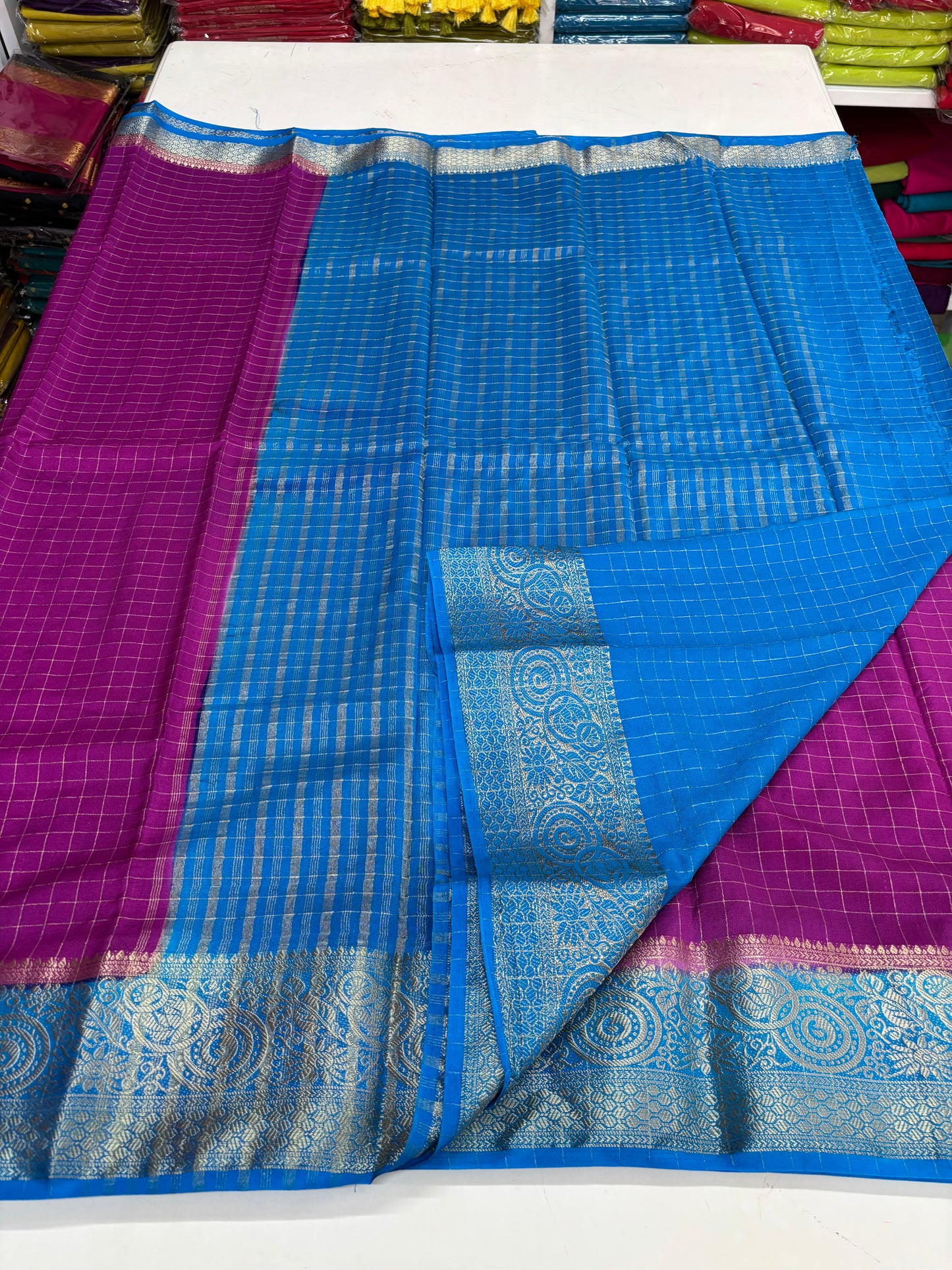 Viscose Crepe (Checks & Contrast)