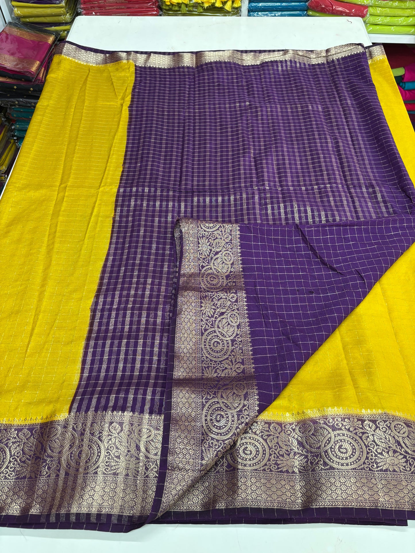 Viscose Crepe (Checks & Contrast)
