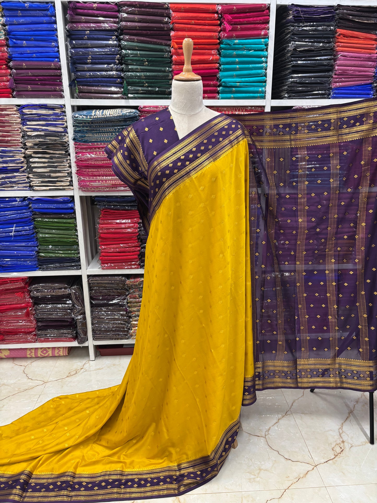 Semi Mysore Crepe (Premium, Motifs and Medium Bentex)