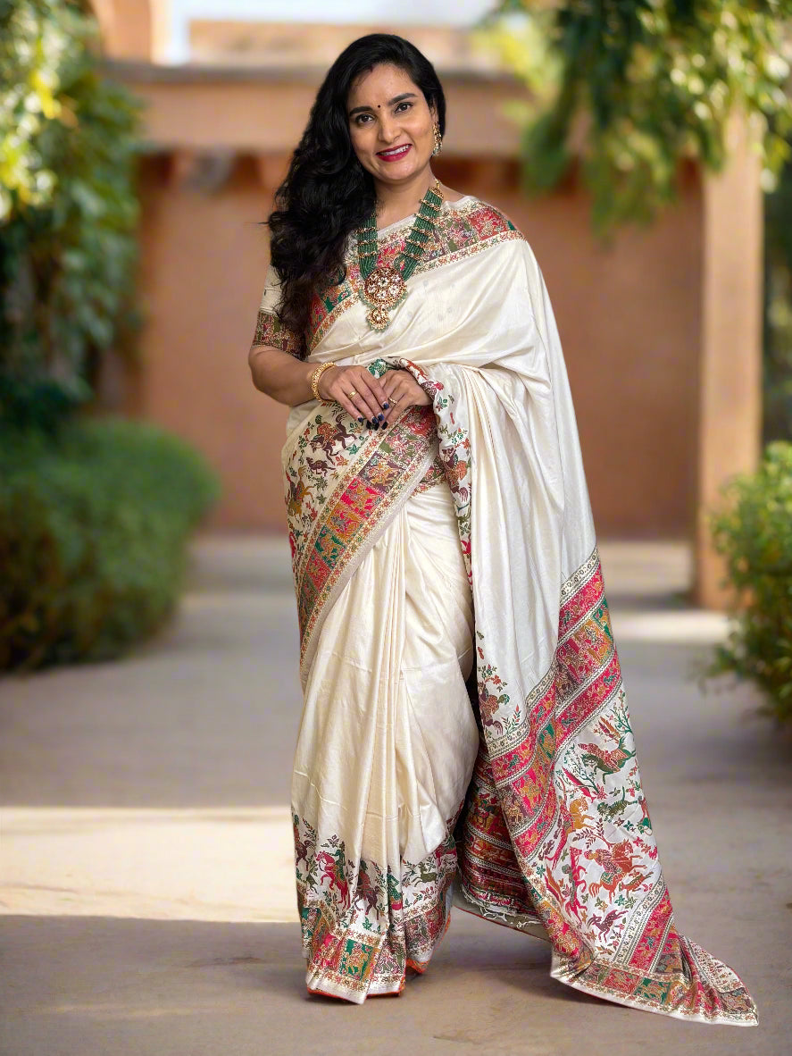 Kashmiri Pashmina Saree