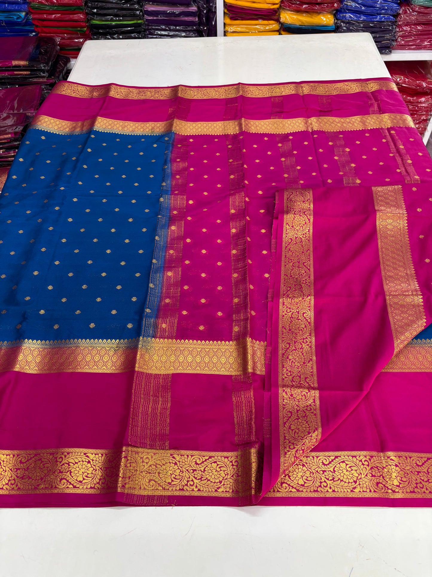 Semi Mysore Crepe (Motifs and Big Bentex)