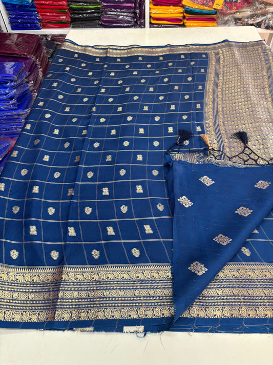 Viscose Silk (Self, Checks & Motifs)