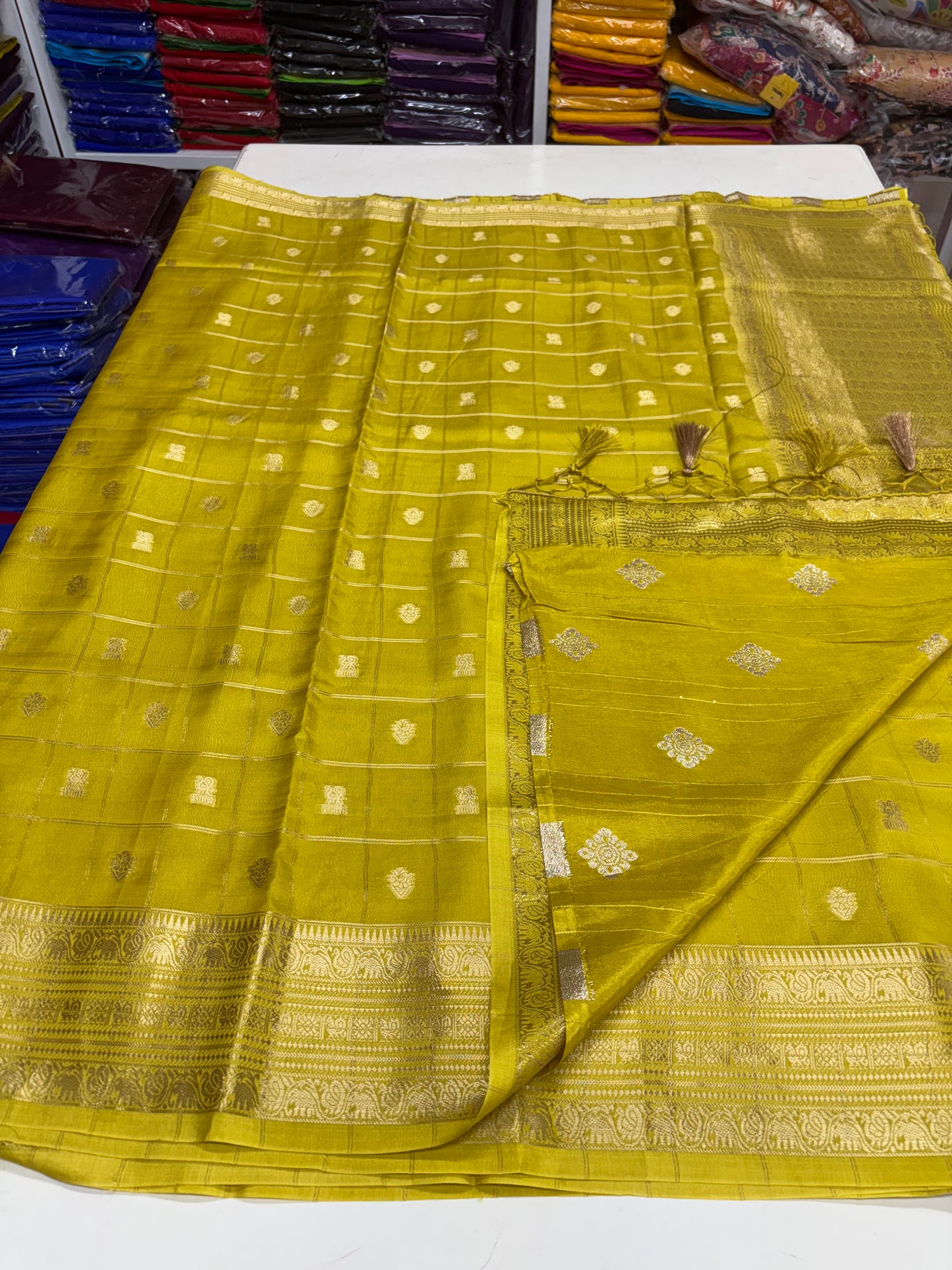 Viscose Silk (Self, Checks & Motifs)