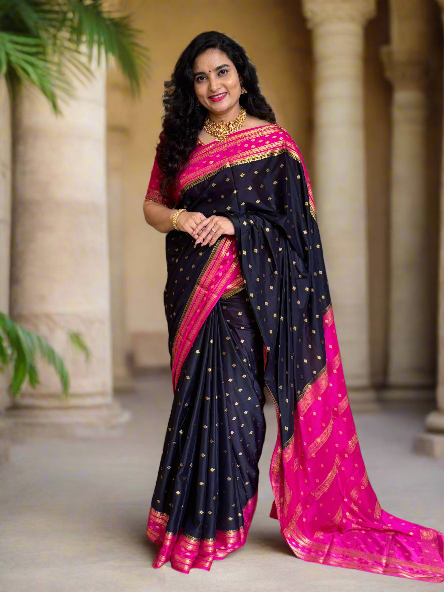 Semi Mysore Crepe (Premium, Motifs and Medium Bentex)