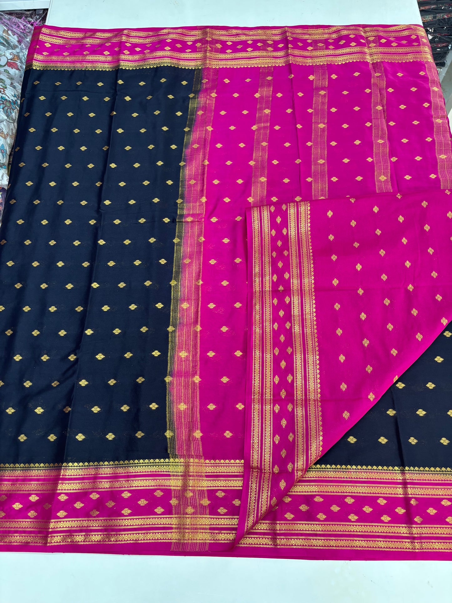 Semi Mysore Crepe (Premium, Motifs and Medium Bentex)