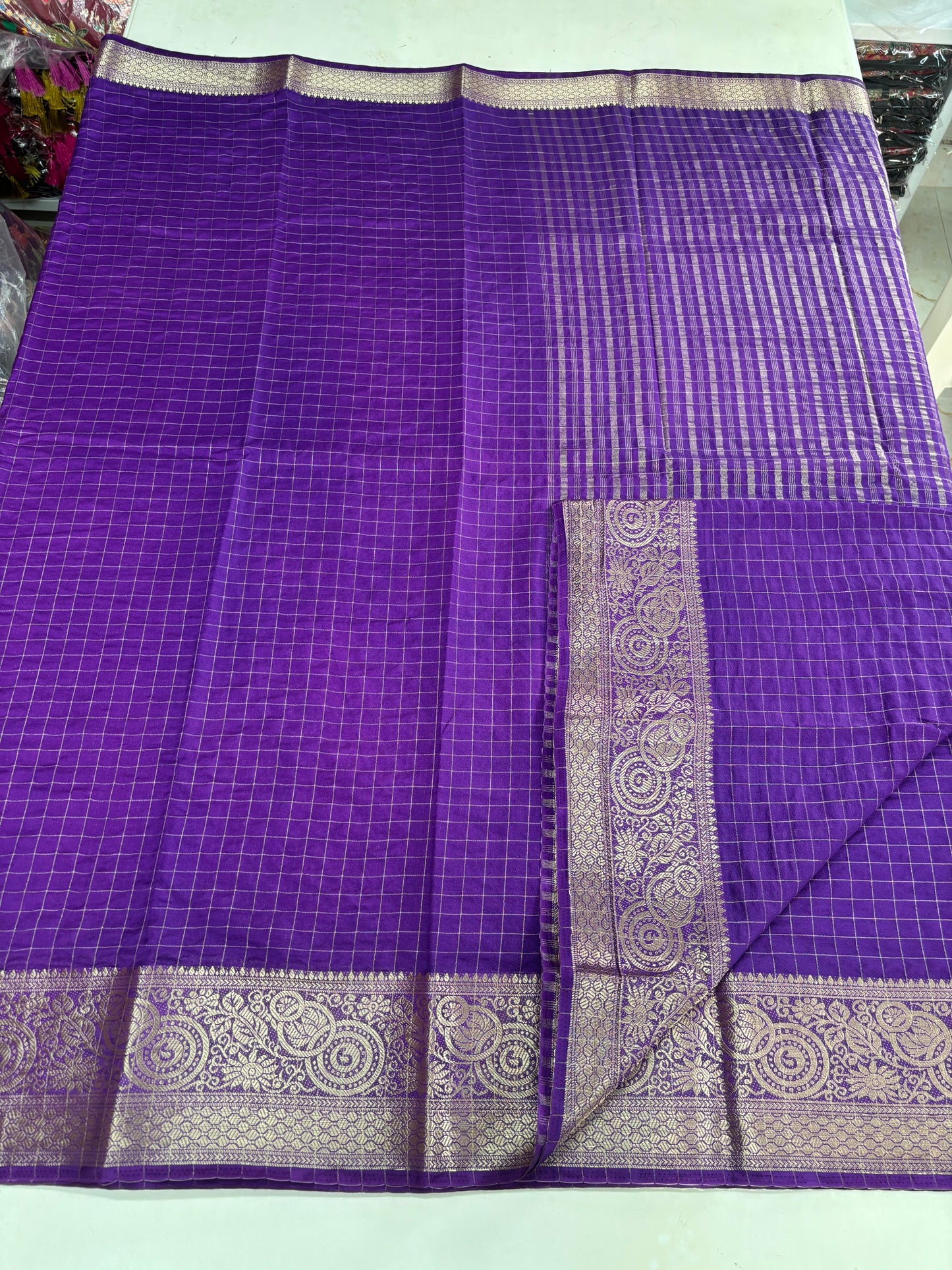 Viscose Silk (Self and Checks)