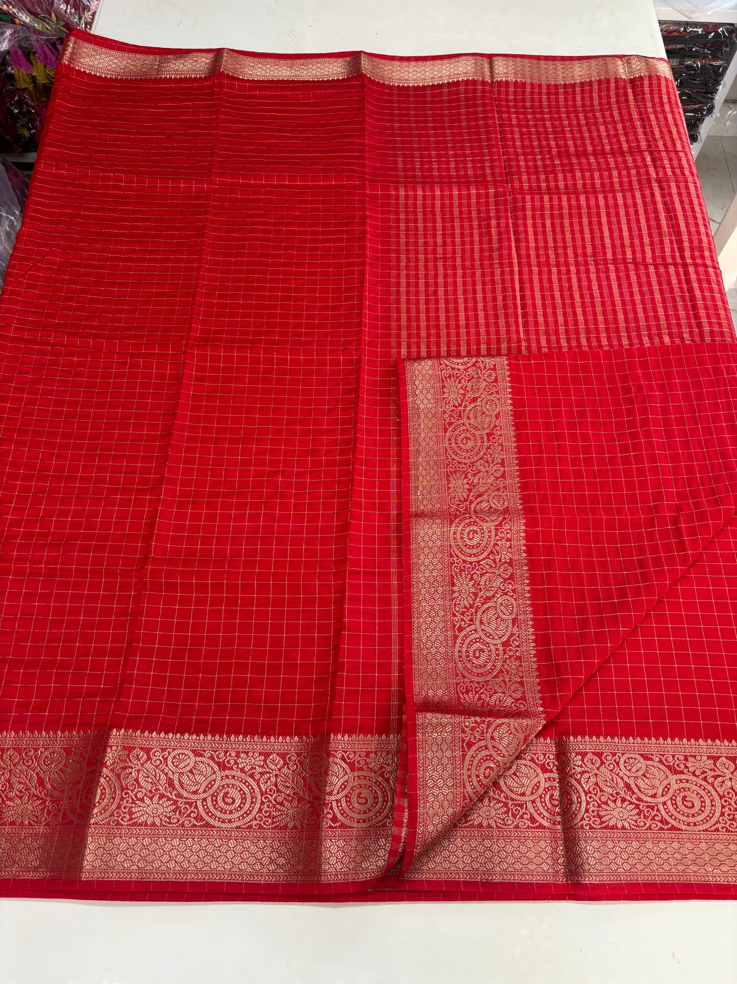 Viscose Silk (Self and Checks)