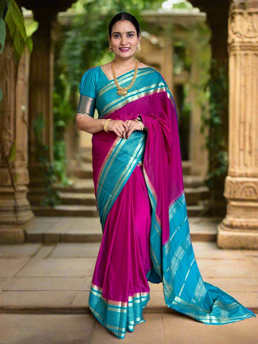 Semi Mysore Crepe Premium
