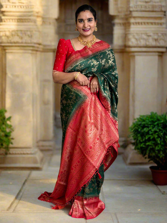 Dola Brocade (Contrast, Jal Weaves)
