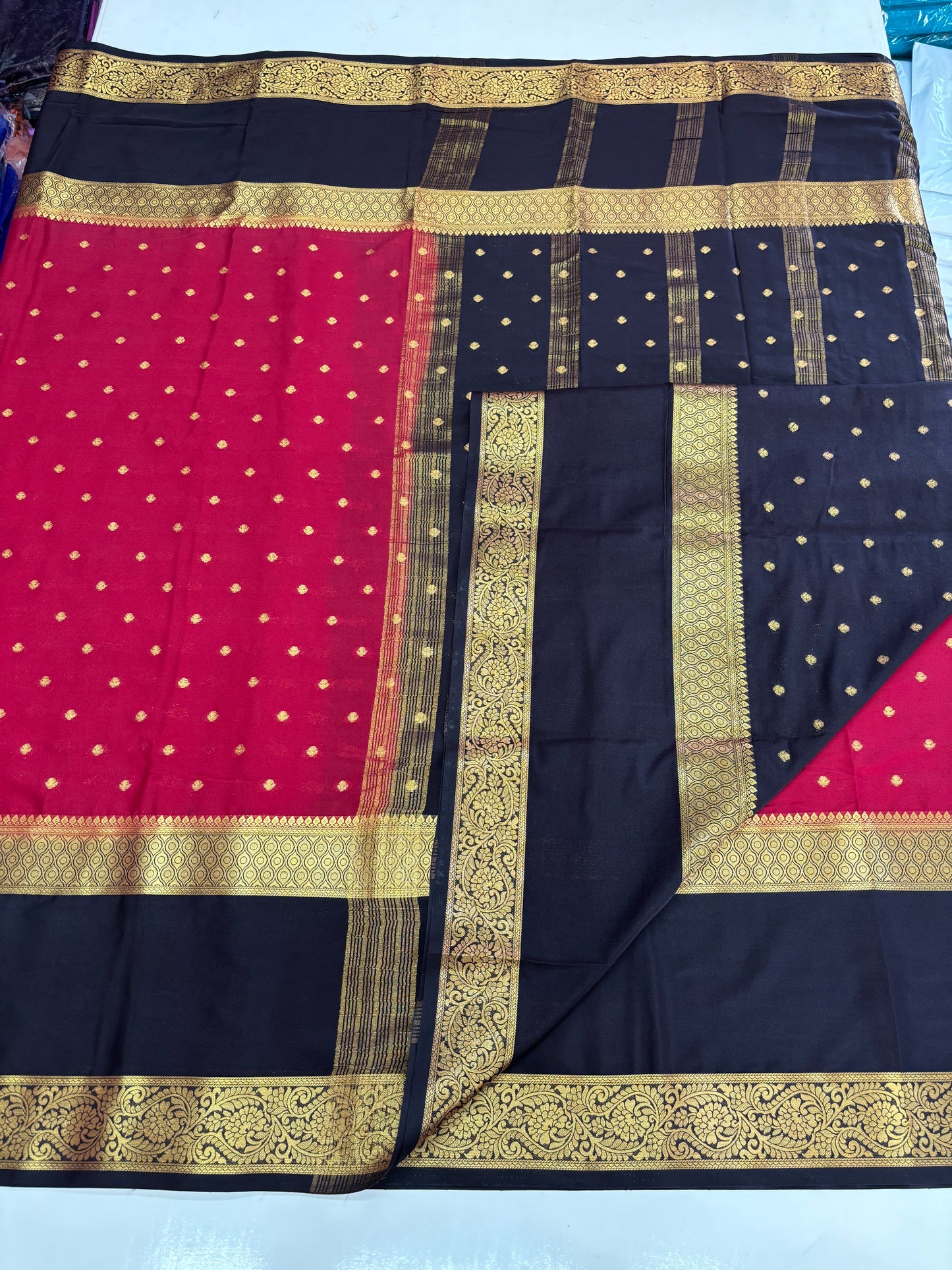 Semi Mysore Crepe (Motifs and Big Bentex)