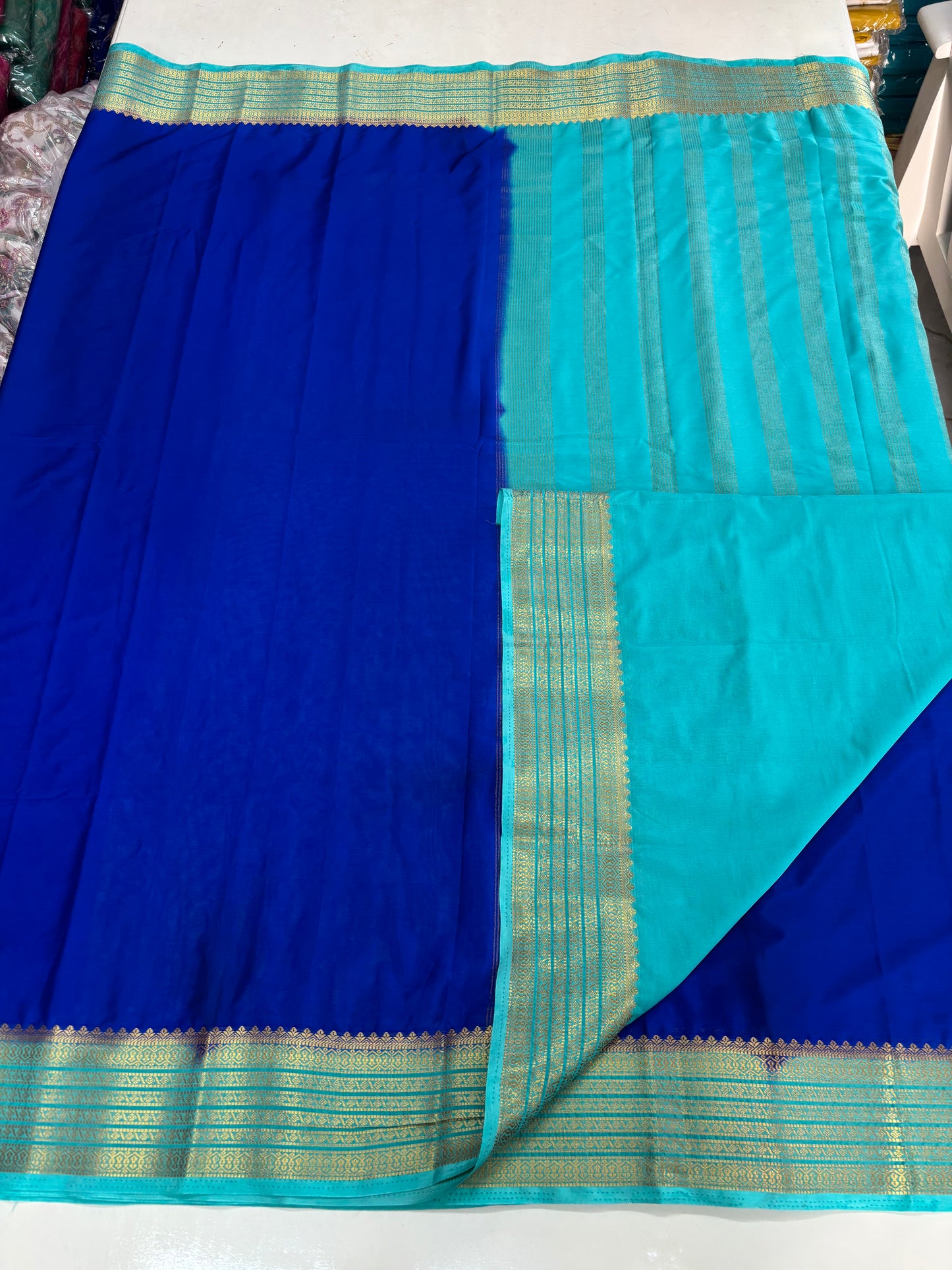 Semi Mysore Crepe (Sequence Border)
