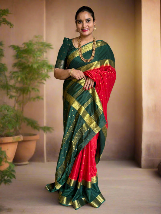 Semi Mysore Crepe (Motifs and Big Bentex)