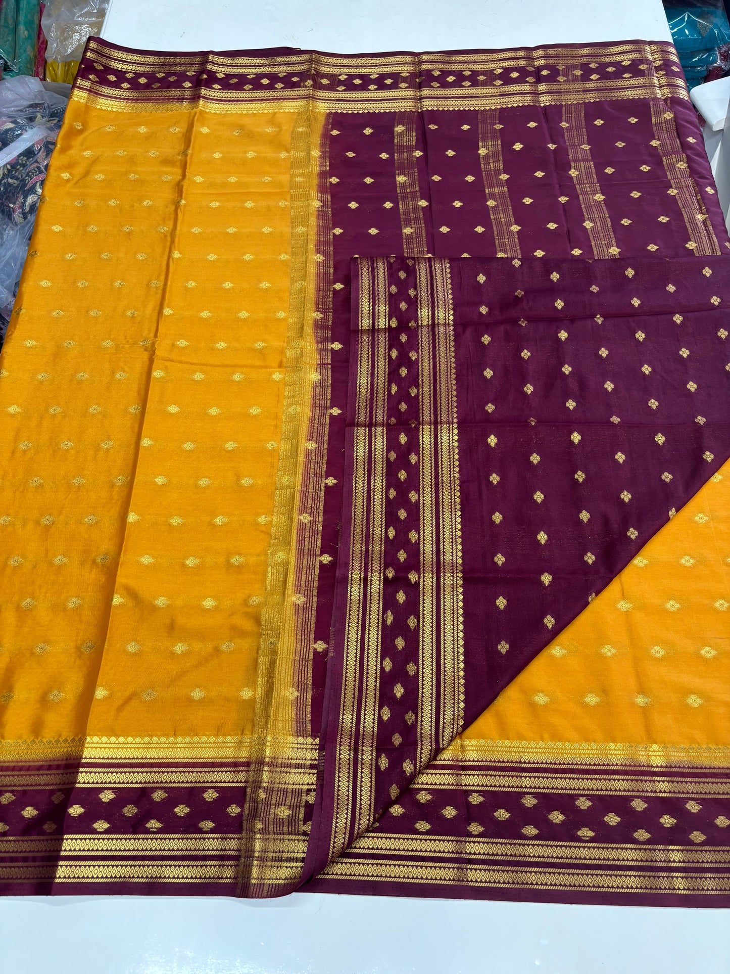 Semi Mysore Crepe (Premium, Motifs and Medium Bentex)