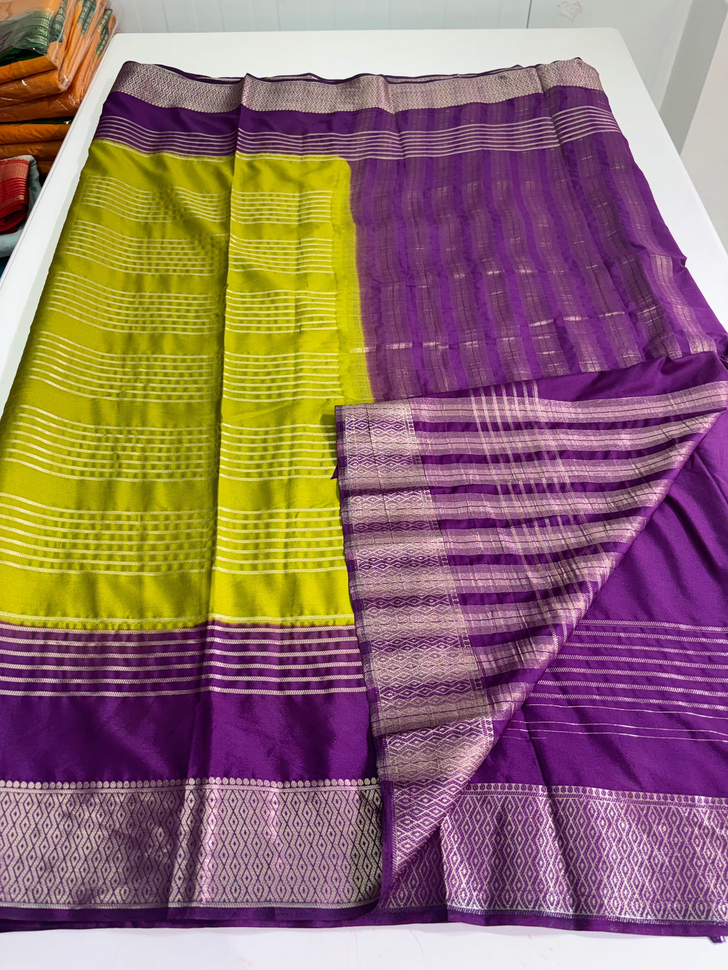 Semi Mysore Crepe Premium 2D