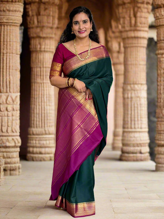 Semi Mysore Crepe (Premium)