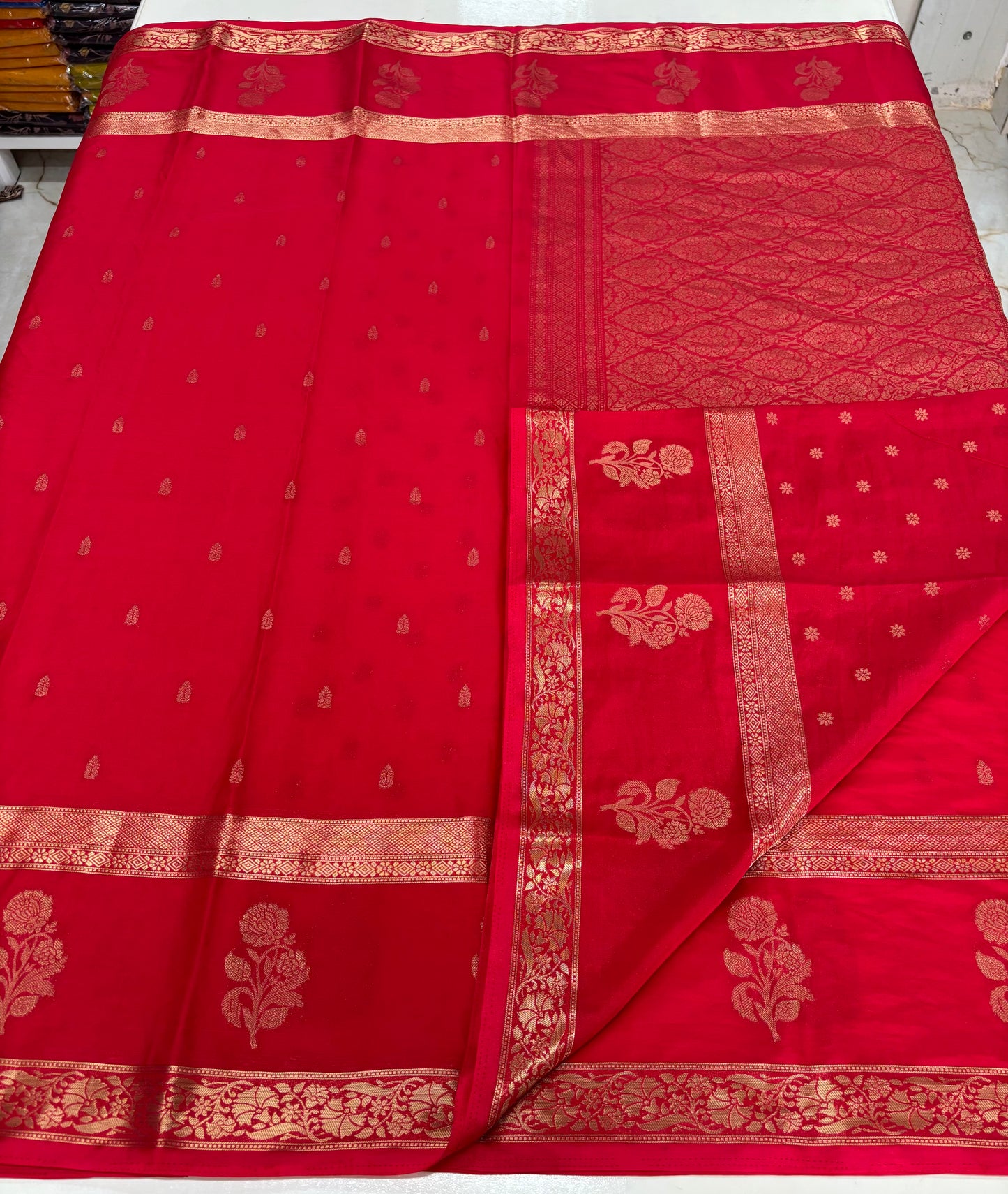Semi Mysore Crepe (Premium, Floral Bentex and Grand Pallu)