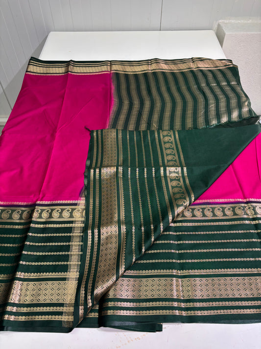 Semi Mysore Crepe (SS Big Mango Border)