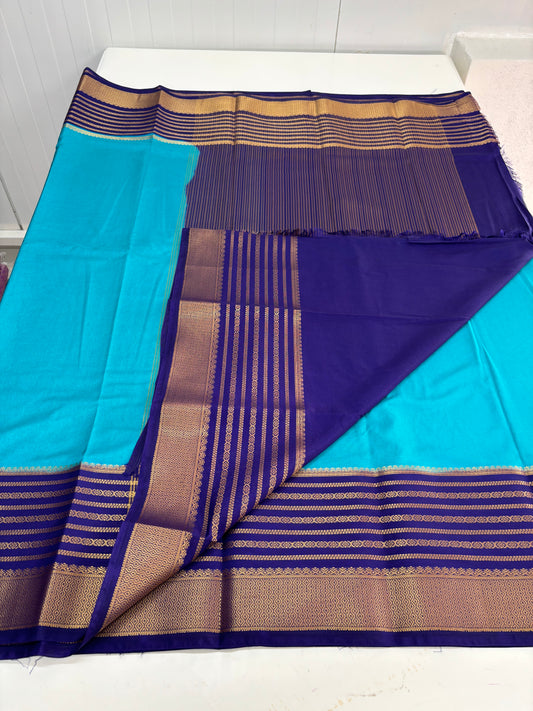 Semi Mysore Crepe (BS Big Border Sequence Lines)