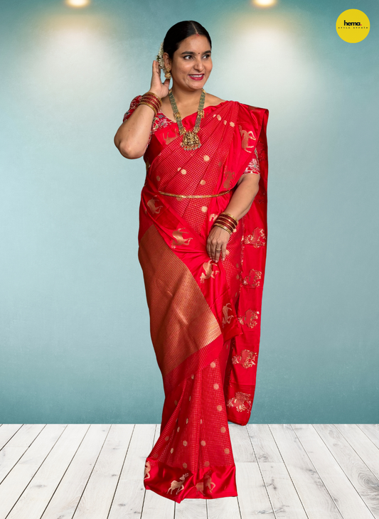 Crepe Satin Border (Deer Border)