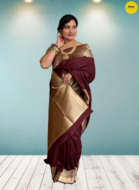 Mashru Silk (Floral Creeper)