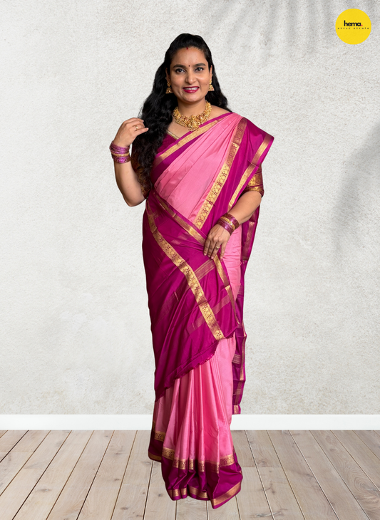 Semi Mysore Crepe (Premium, Mango Motifs Bentex Border)