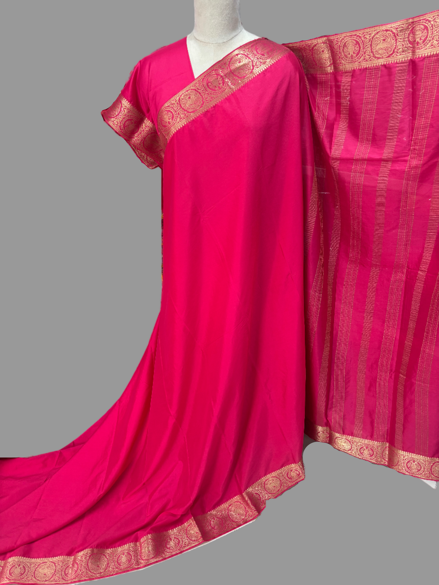 Semi Mysore Crepe (Gandabherunda and Yali Border)