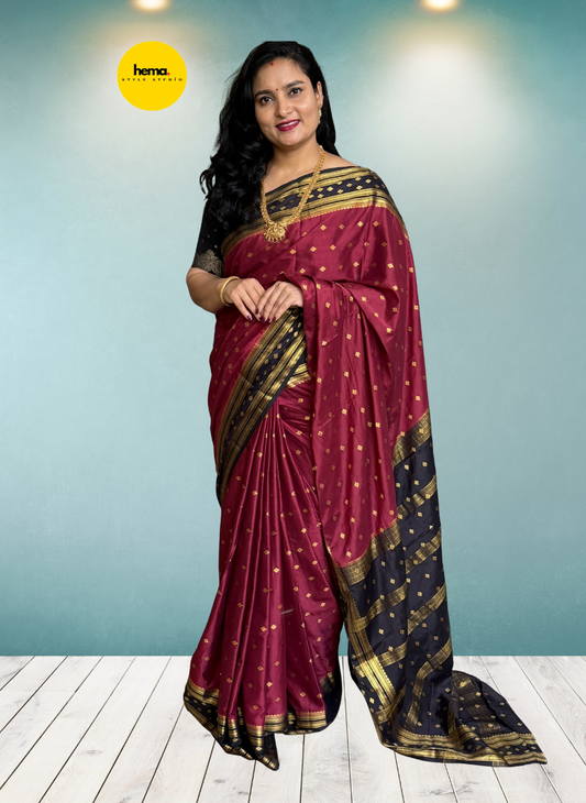 Semi Mysore Crepe (Premium, Motifs and Medium Bentex)