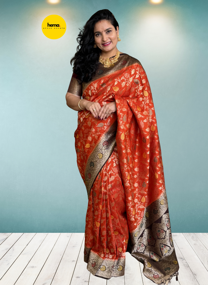 Banarasi Dola (Leaf Jaal and Meena)