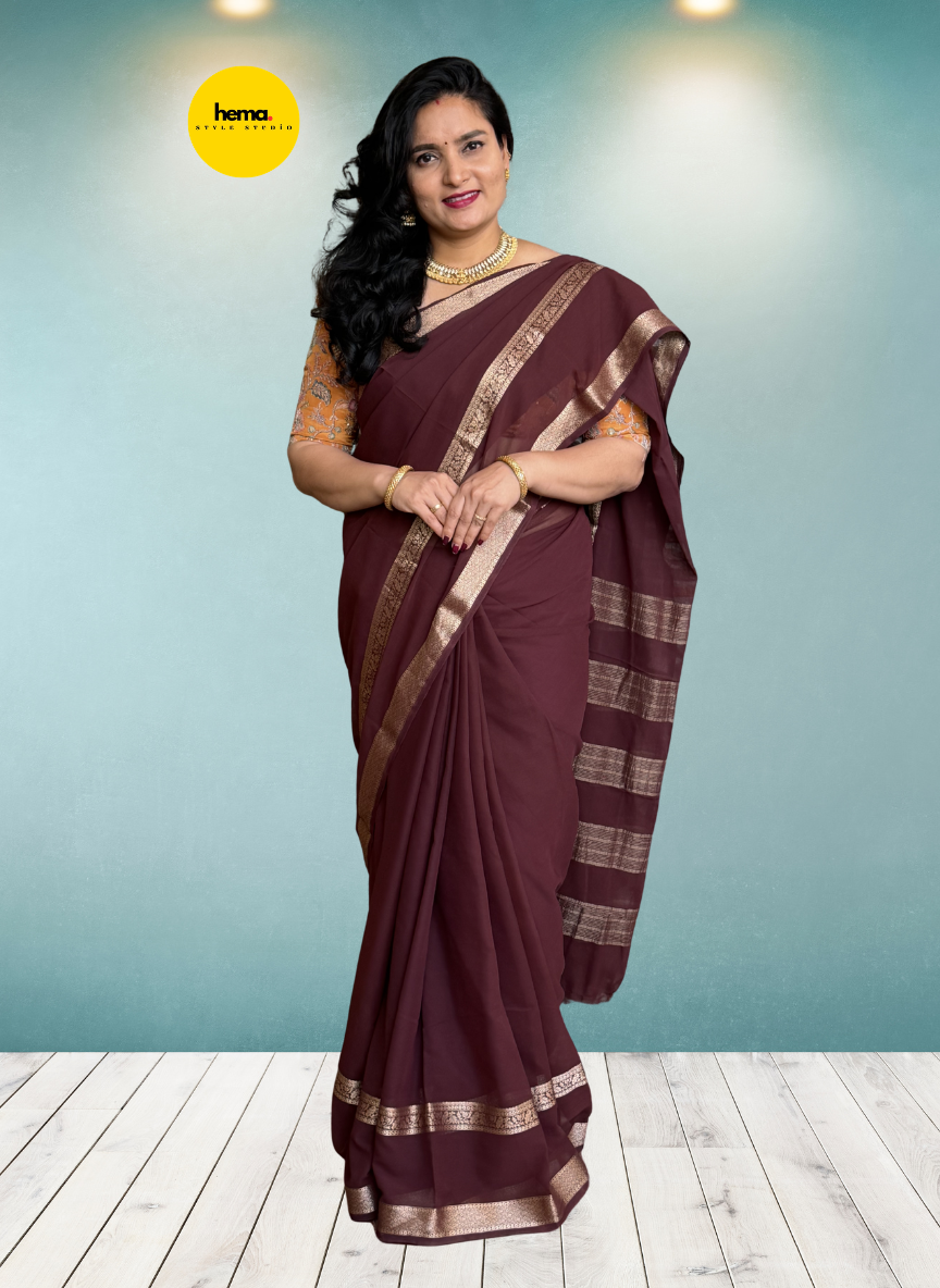 Georgette Chiffon (SS Bentex Border)