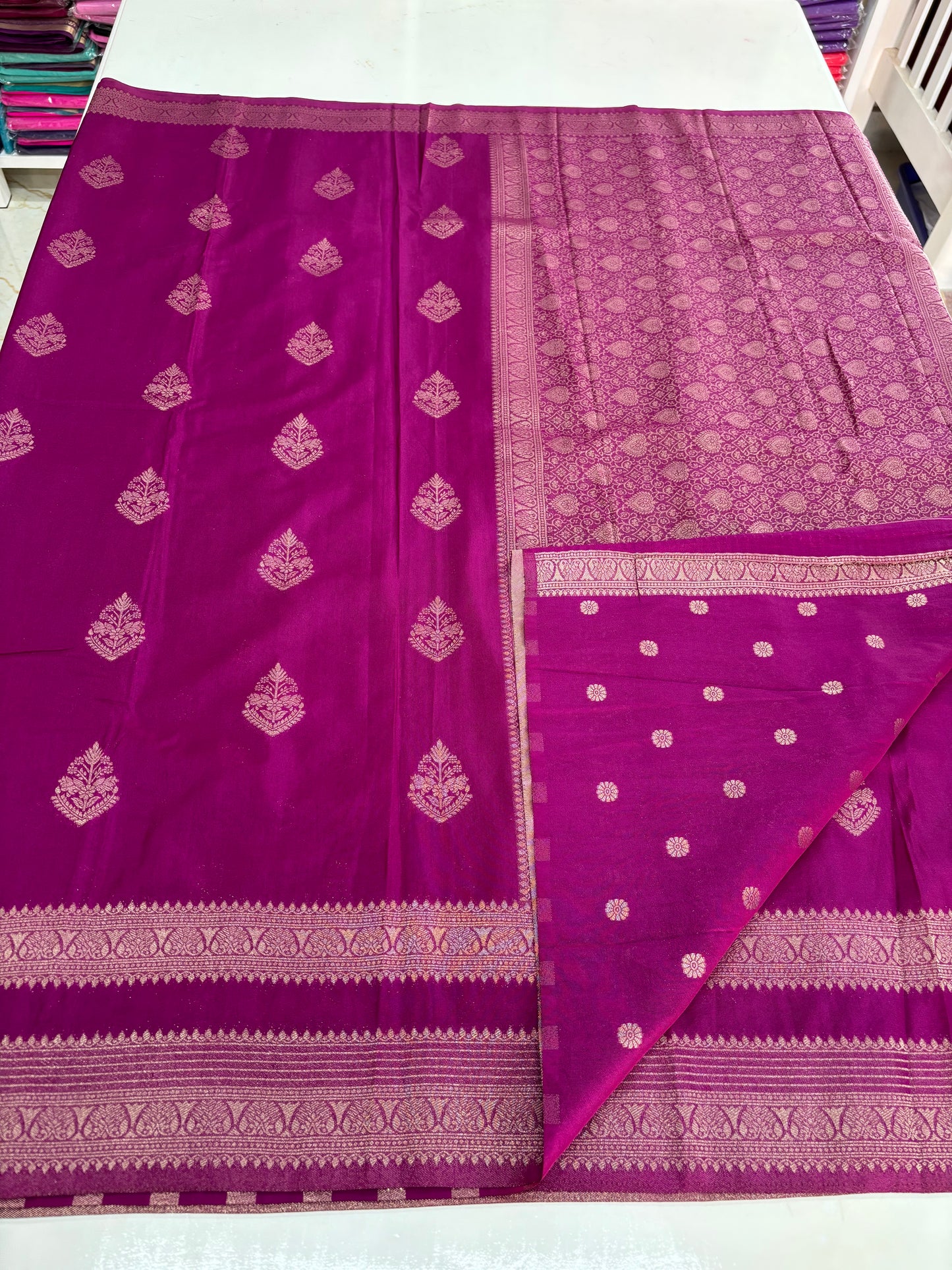Banarasi Khaddi Georgette (Bentex Border)