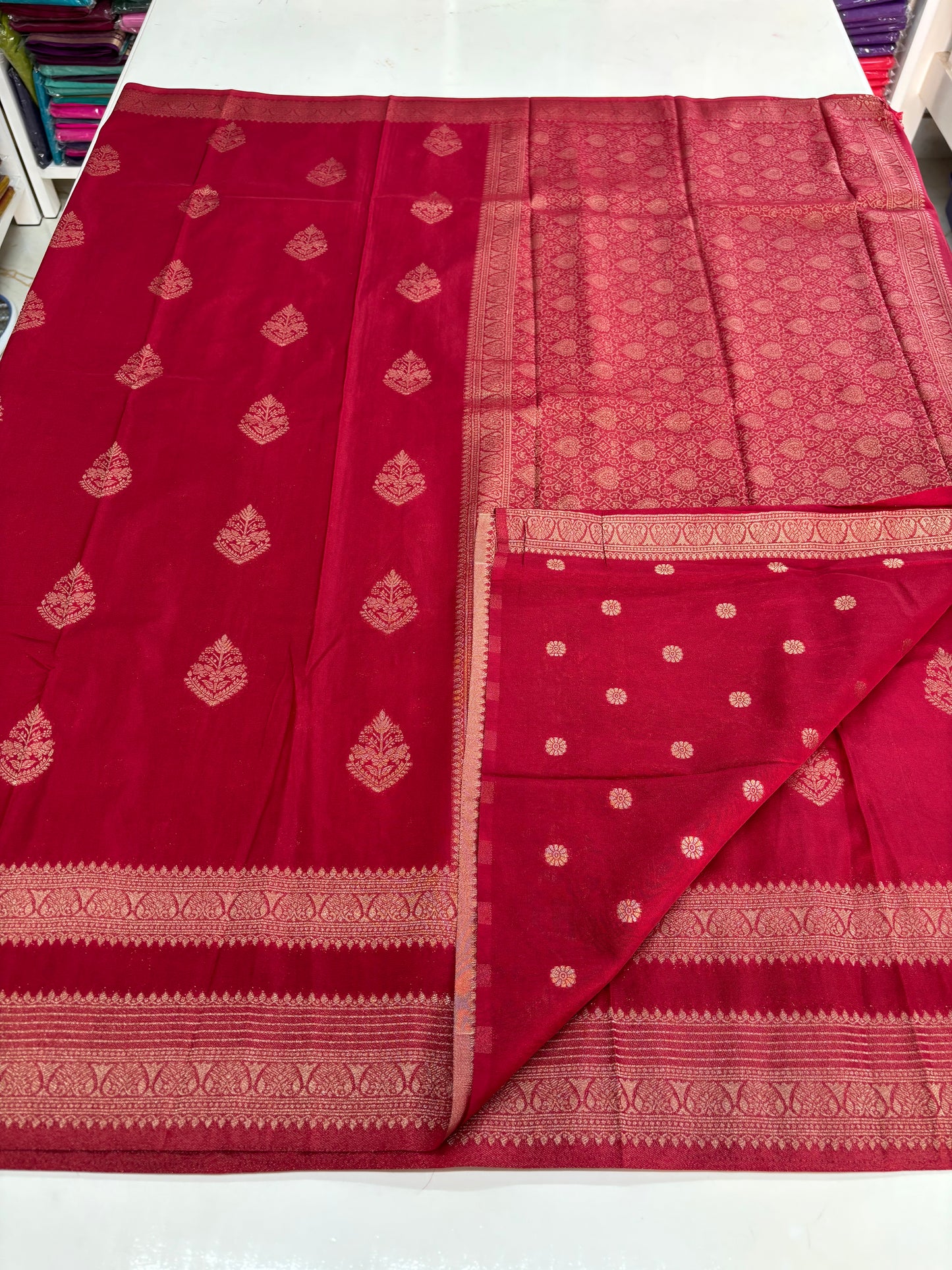 Banarasi Khaddi Georgette (Bentex Border)