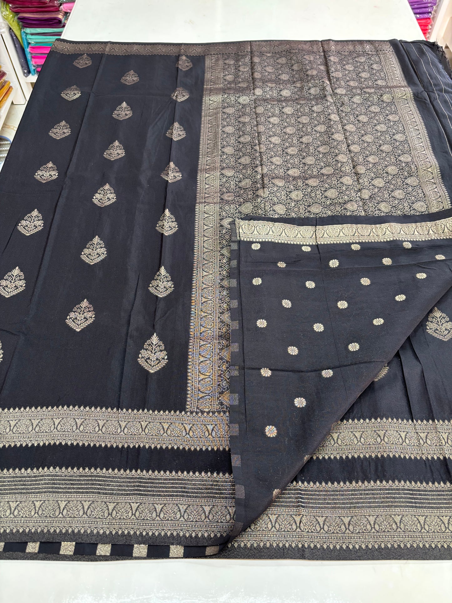 Banarasi Khaddi Georgette (Bentex Border)