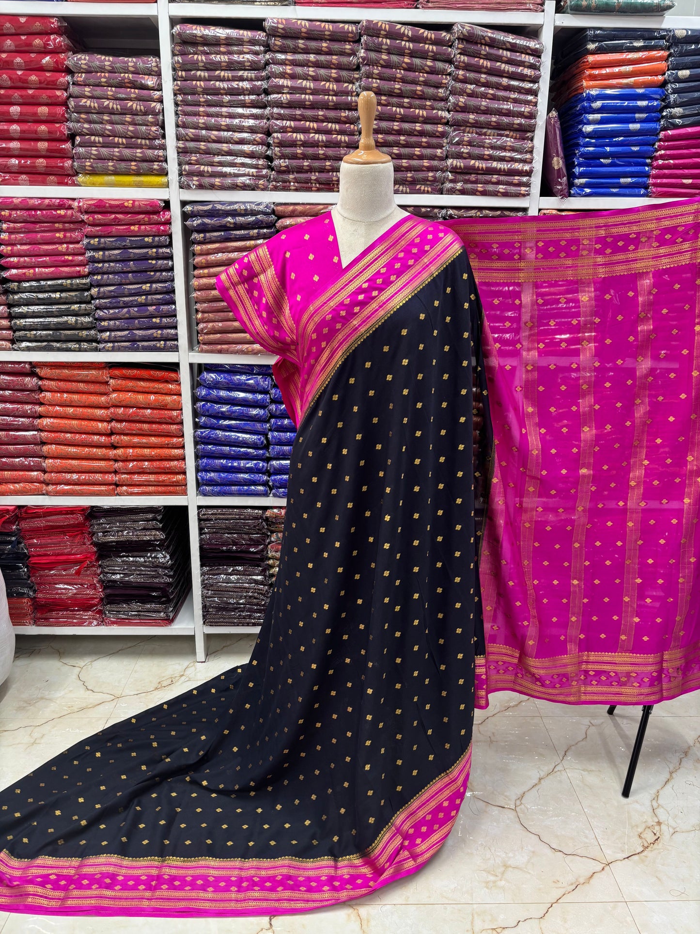 Semi Mysore Crepe (Premium, Motifs and Medium Bentex)