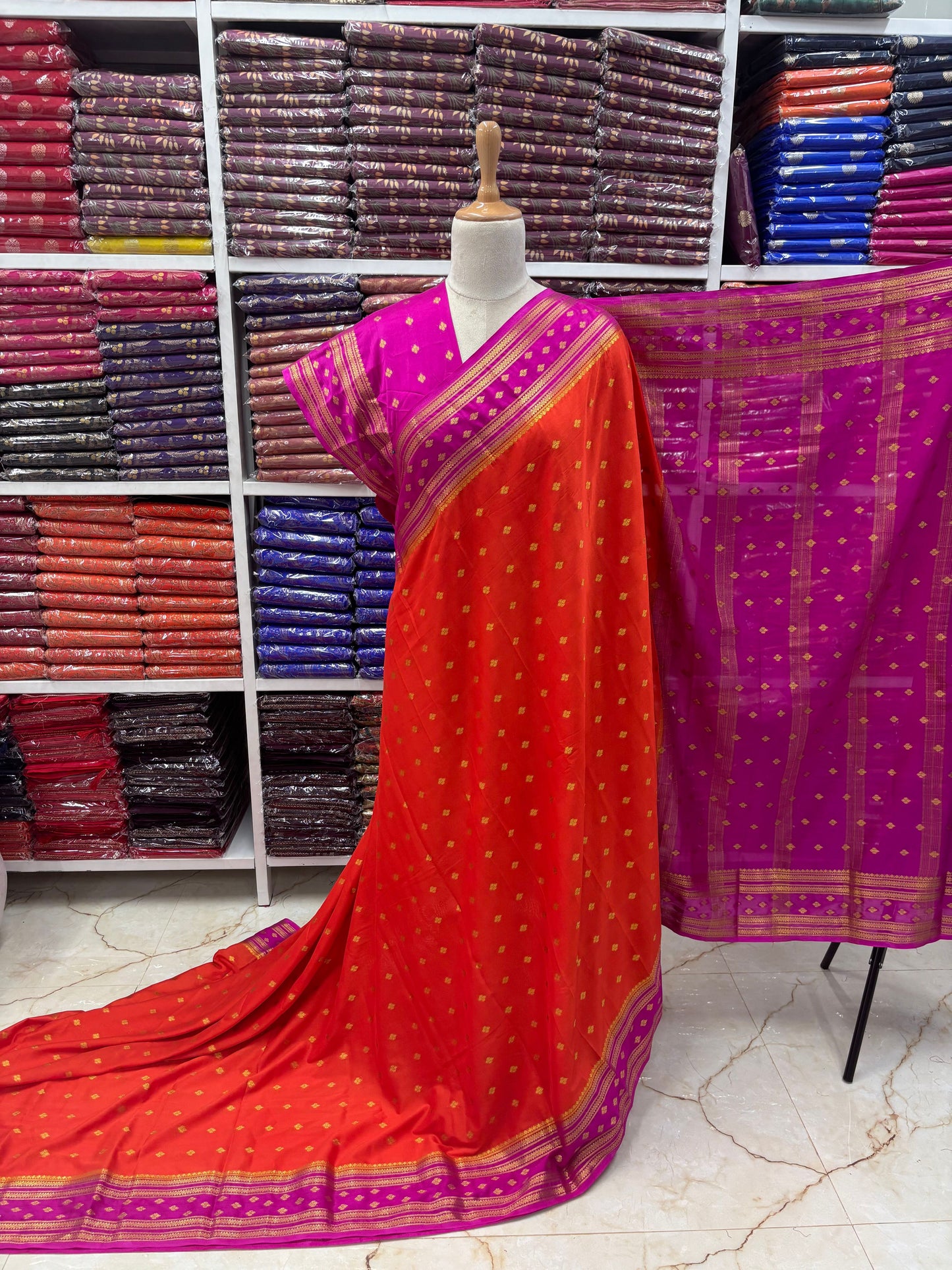 Semi Mysore Crepe (Premium, Motifs and Medium Bentex)