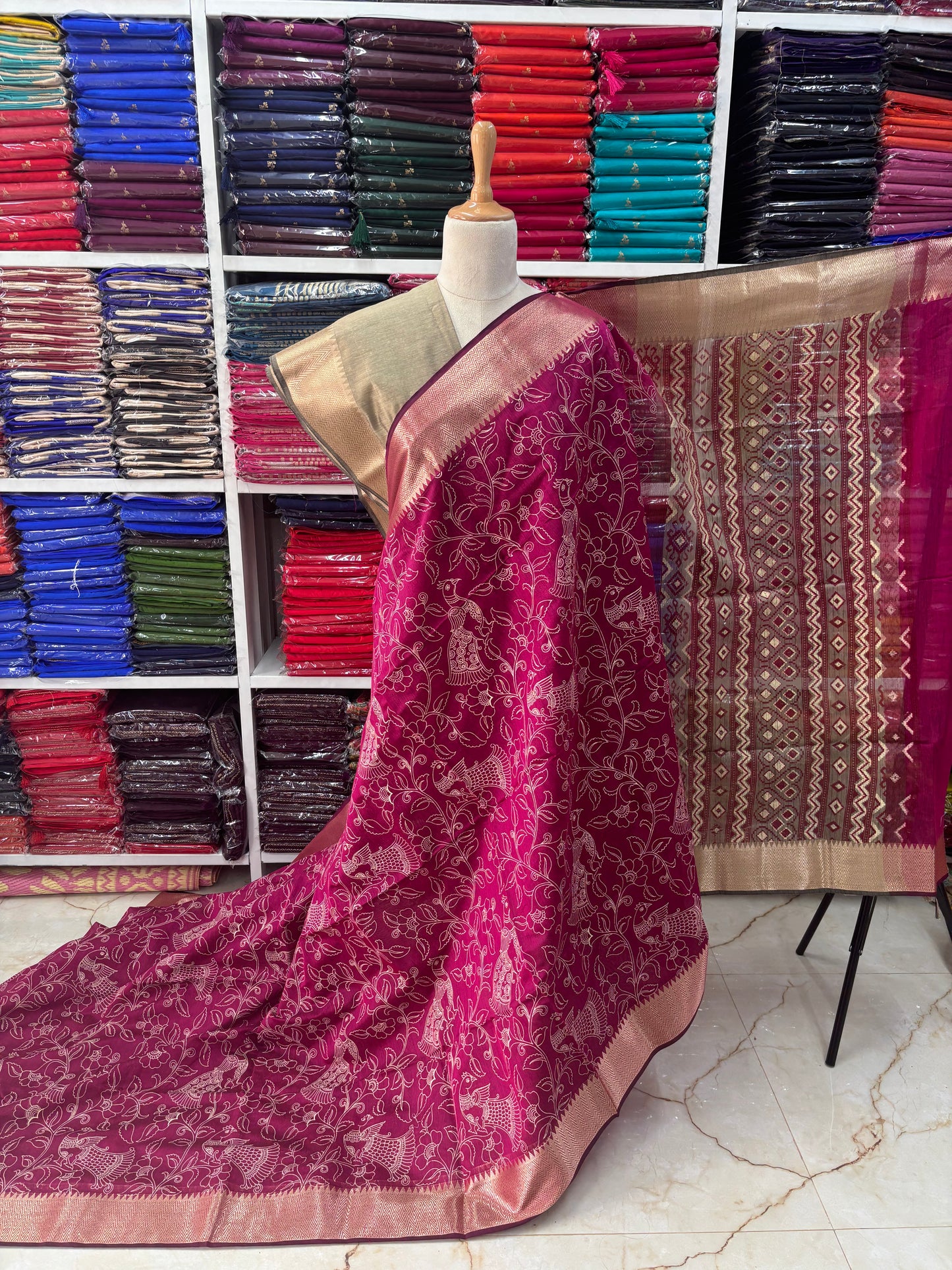 Linen Cotton (Kalamkari Print)