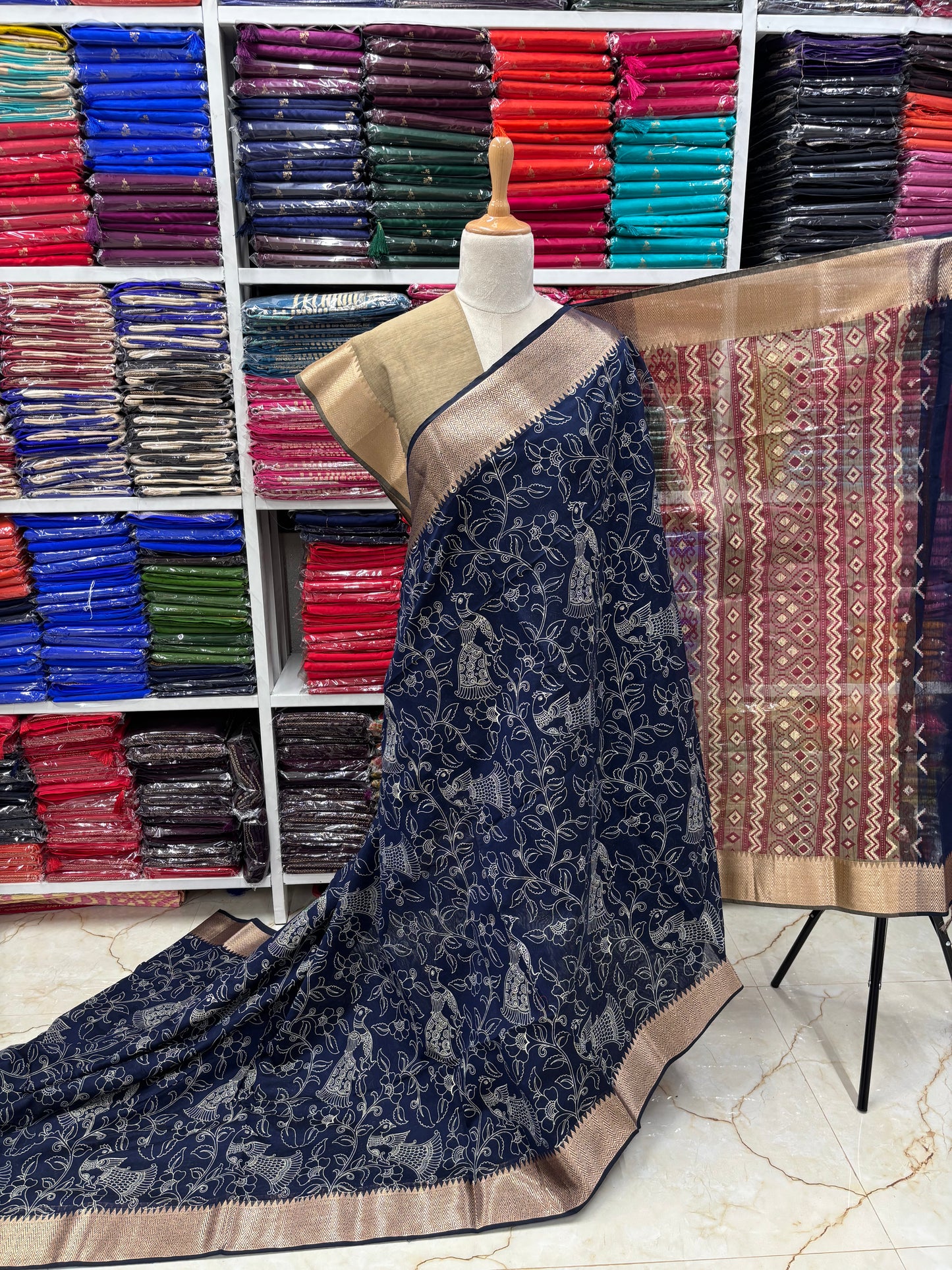 Linen Cotton (Kalamkari Print)