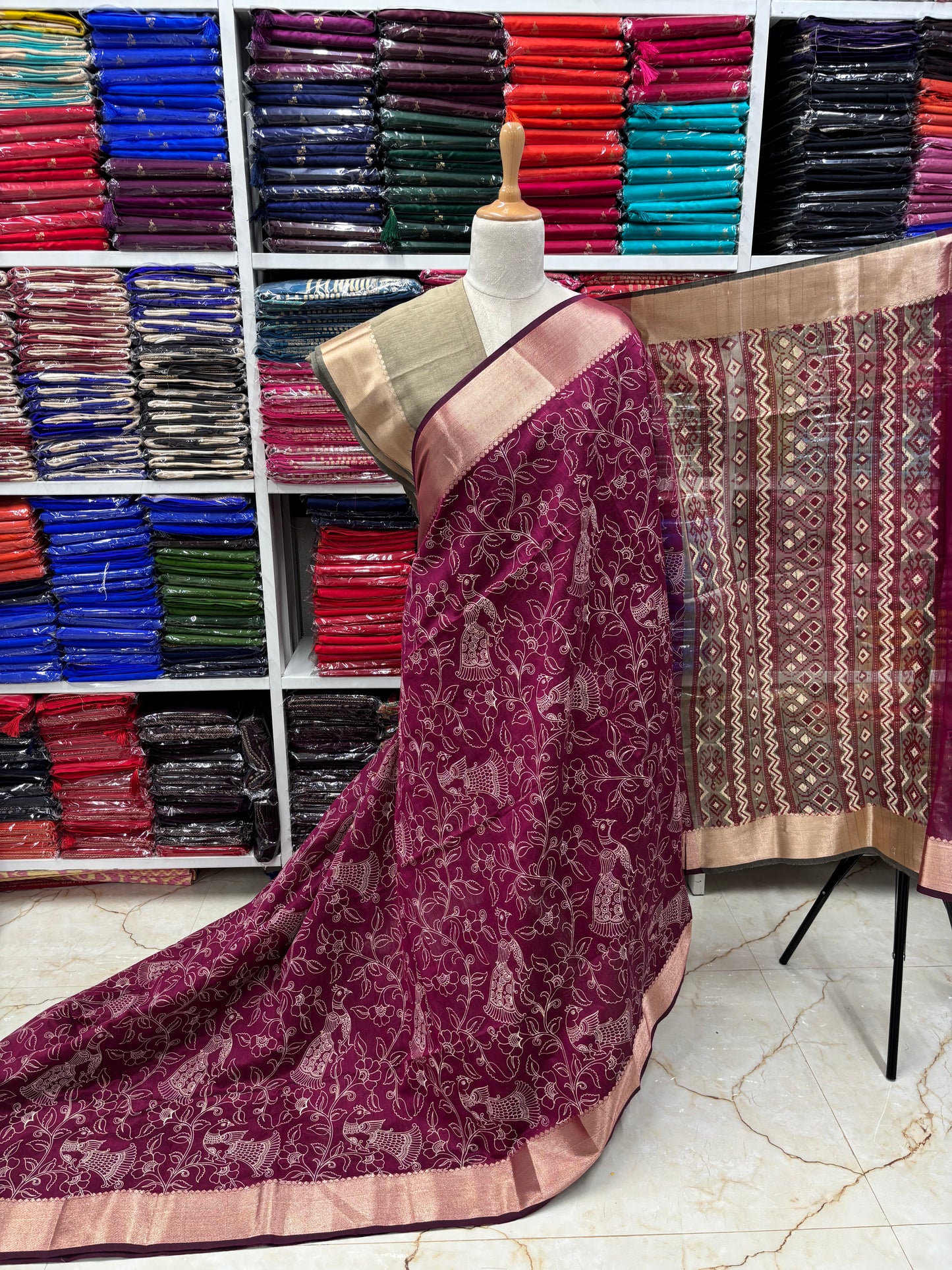 Linen Cotton (Kalamkari Print)