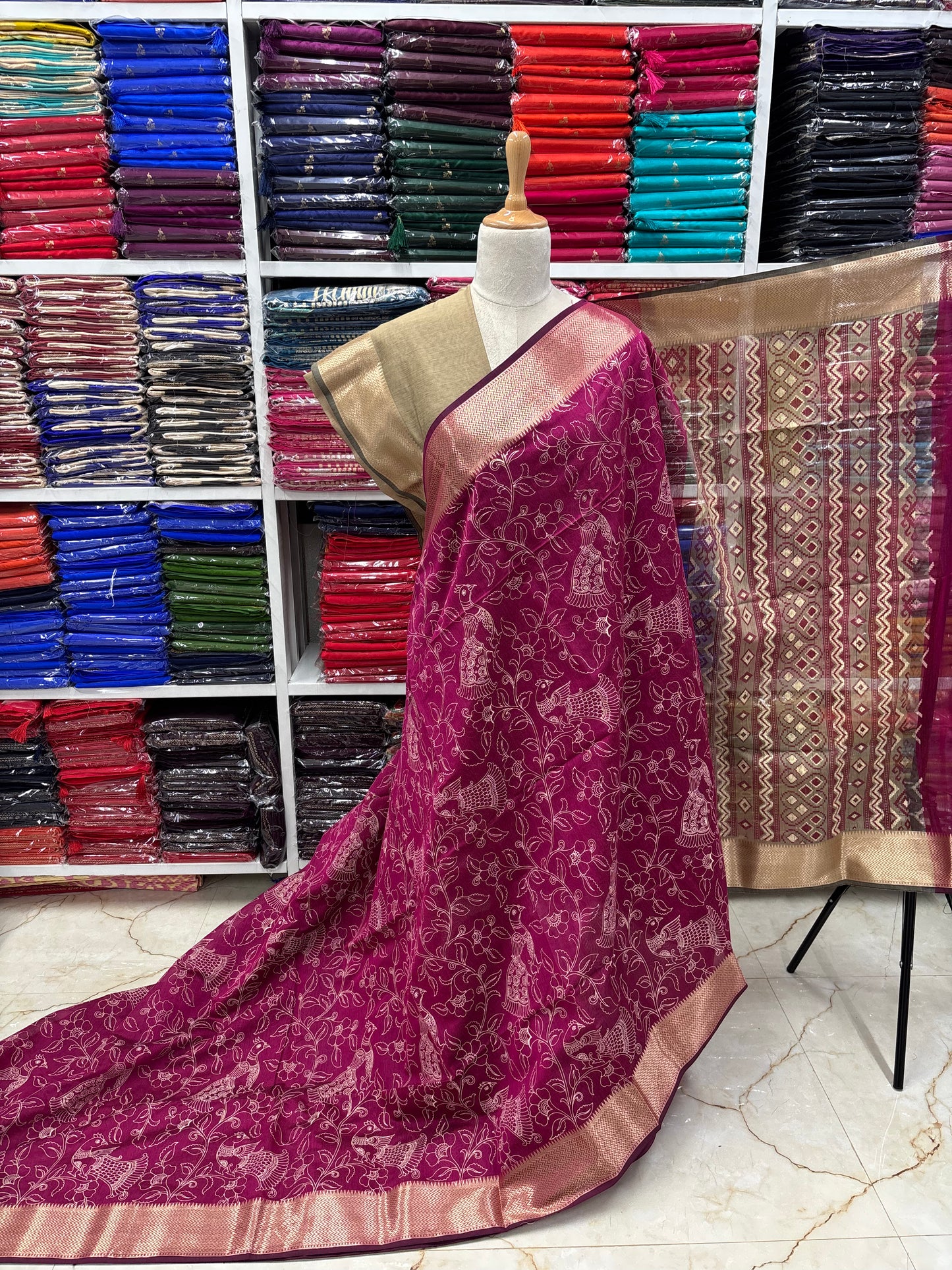 Linen Cotton (Kalamkari Print)