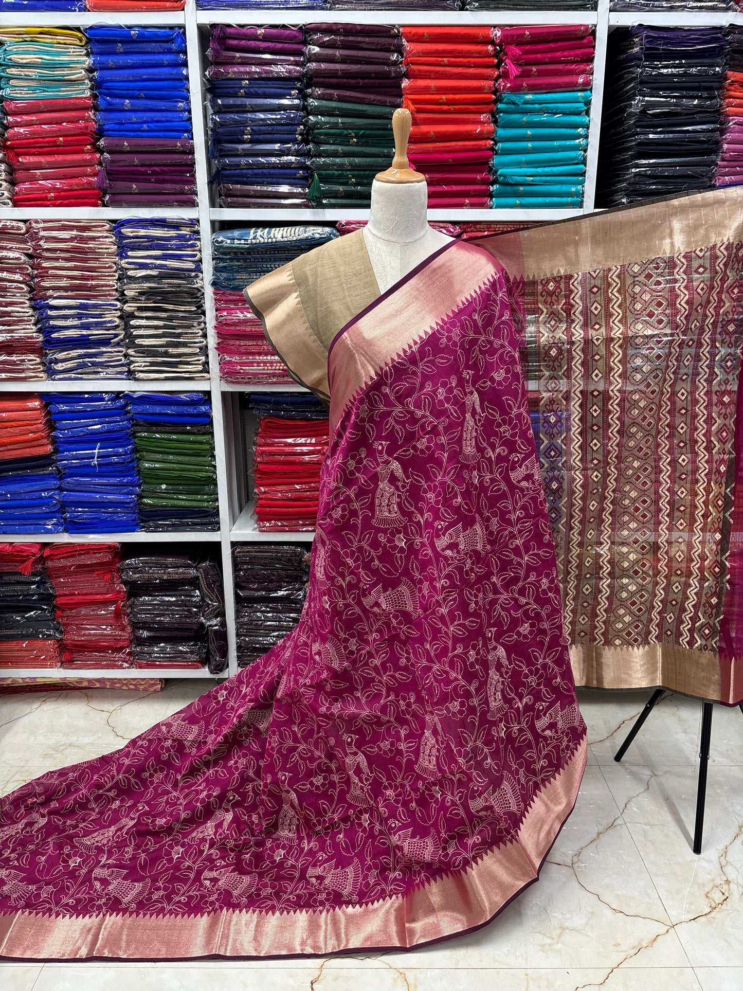 Linen Cotton (Kalamkari Print)