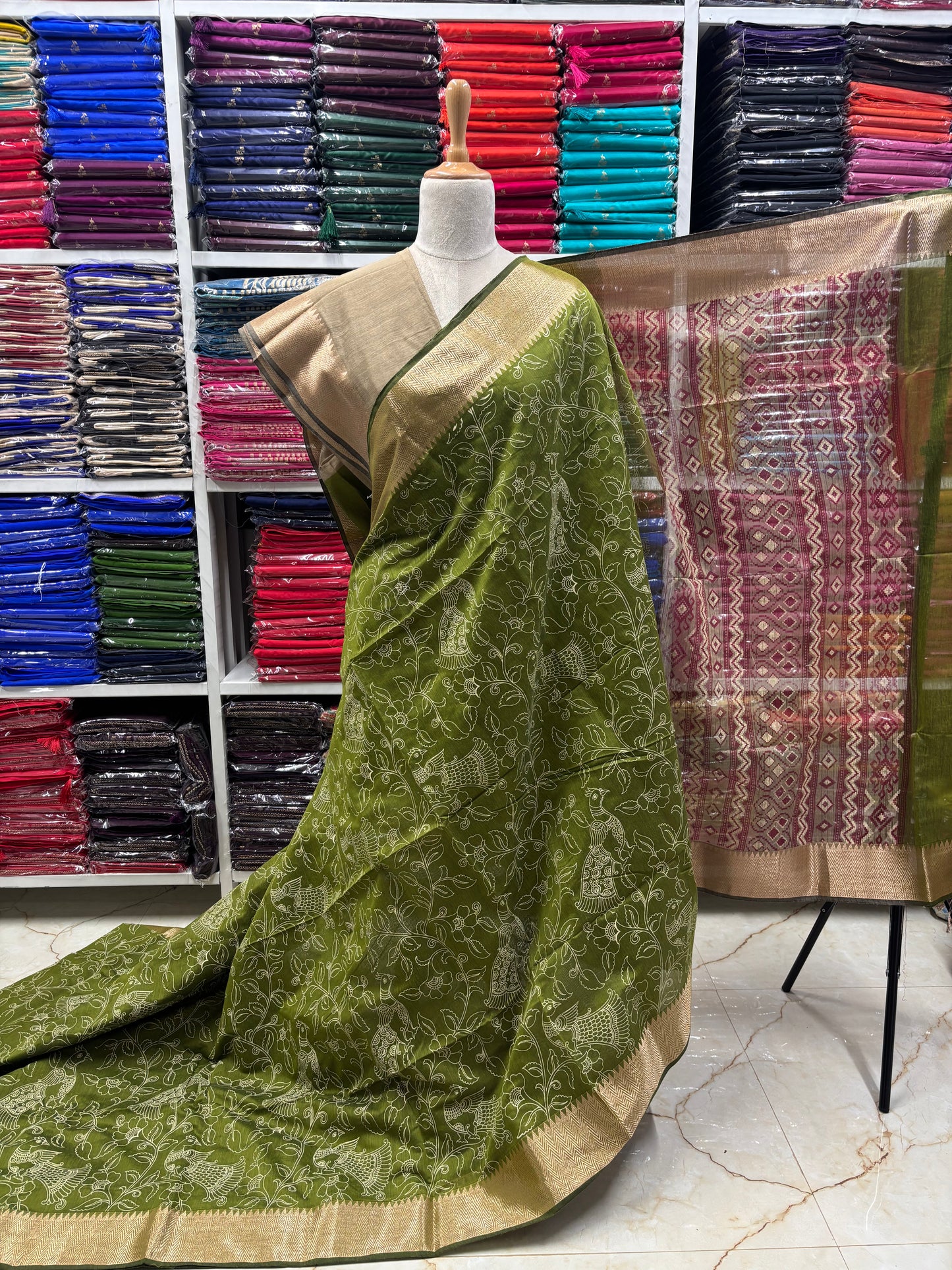 Linen Cotton (Kalamkari Print)