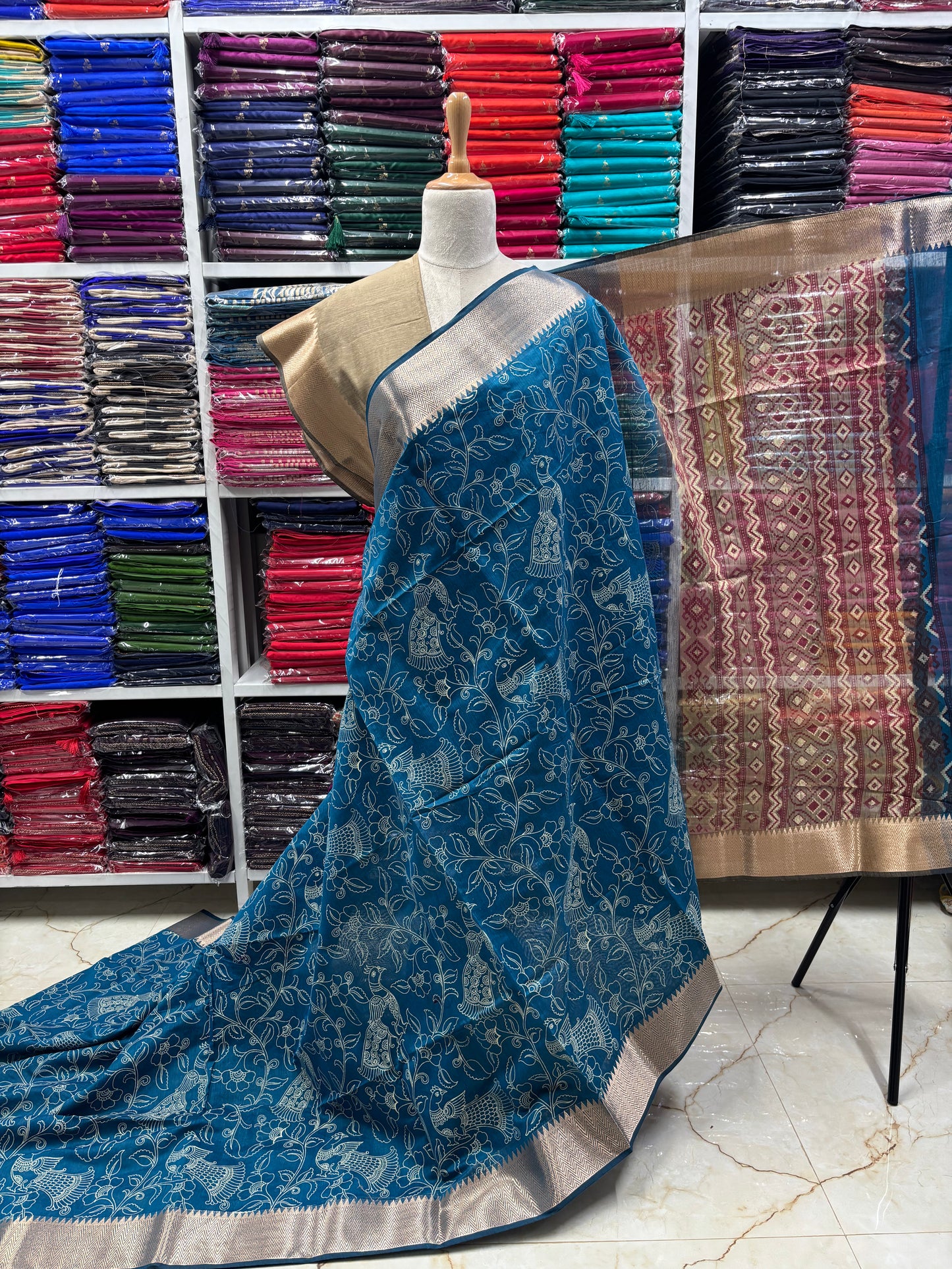 Linen Cotton (Kalamkari Print)