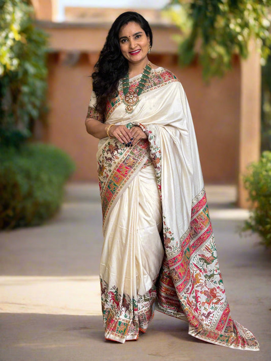 Kashmiri Pashmina Saree