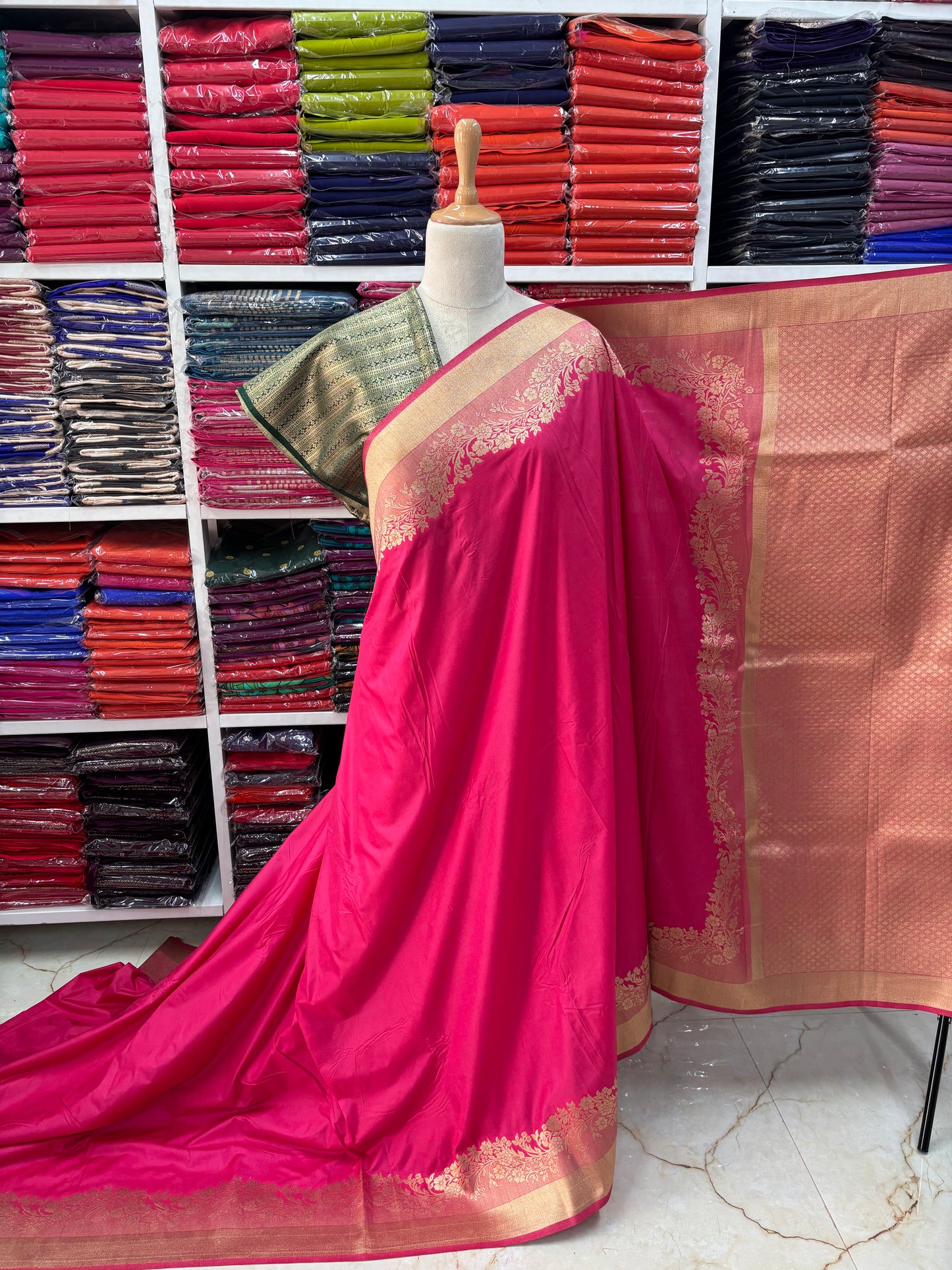 Mashru Silk (Floral Creeper)