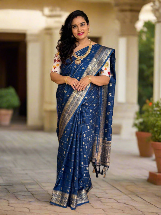 Viscose Silk (Self, Checks & Motifs)